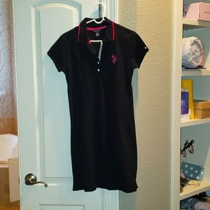Black Polo Mini Dress U.S. Polo Assn. XS